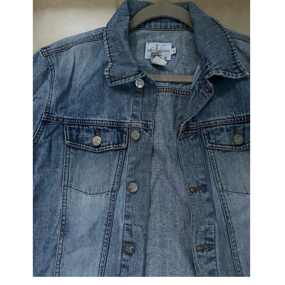 Calvin Klein denim jacket.